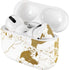 White Scattered Marble AirPods Skins
