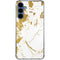 White Scattered Marble Galaxy A35 5G Clear Case