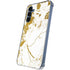 White Scattered Marble Galaxy A35 5G Clear Case