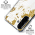 White Scattered Marble Galaxy A36 5G Clear Case