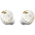 White Scattered Marble Galaxy Buds Plus Skin