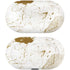 White Scattered Marble Galaxy Buds Skin