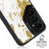 White Scattered Marble Galaxy S24 FE Kickstand Case