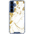 White Scattered Marble Galaxy S25 Plus Clear Case