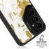 White Scattered Marble Galaxy S26 Kickstand Case