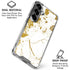 White Scattered Marble Galaxy S26 Plus Clear Case