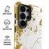 White Scattered Marble Galaxy S26 Ultra Impact Case