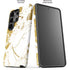 White Scattered Marble Galaxy S26 Ultra Impact Case