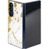White Scattered Marble Galaxy Z Fold6 Skin
