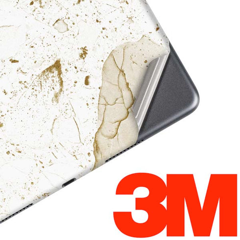 White Scattered Marble iPad Skins