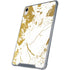 White Scattered Marble iPad 11th Gen (2025) Clear Case