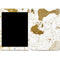 White Scattered Marble Apple iPad Skin