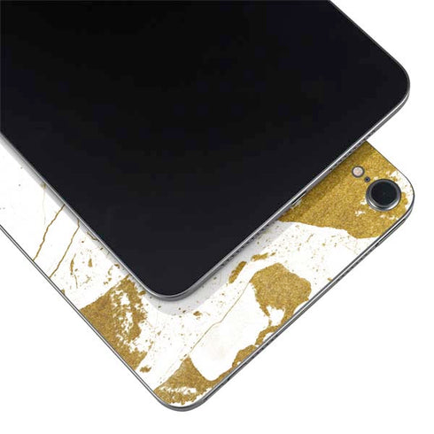 White Scattered Marble Apple iPad Mini Skin
