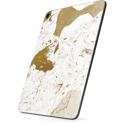 White Scattered Marble Apple iPad Pro Skin