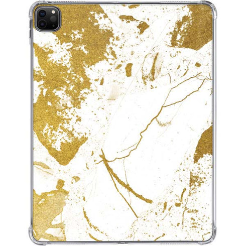 White Scattered Marble iPad Pro 11in (2024) Clear Case