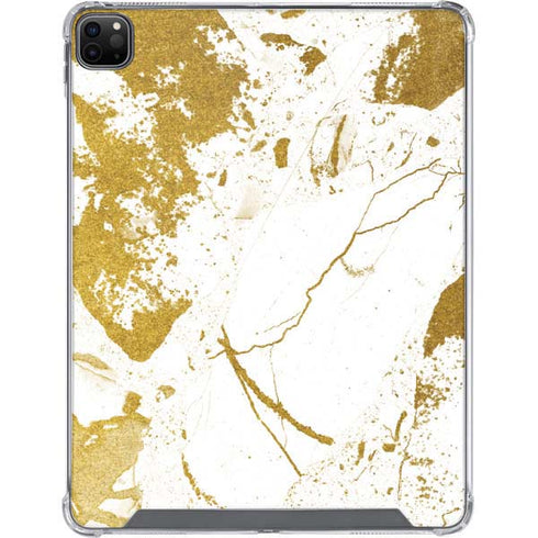 White Scattered Marble iPad Cases