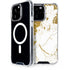 White Scattered Marble iPhone Cases
