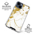White Scattered Marble iPhone 15 Clear Case