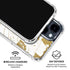 White Scattered Marble iPhone 15 Clear Case