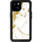 White Scattered Marble iPhone 15 Plus Waterproof Case