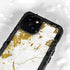 White Scattered Marble iPhone 15 Plus Waterproof Case