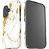 White Scattered Marble iPhone 16 Impact Case