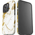 White Scattered Marble iPhone 16 Pro Impact Case