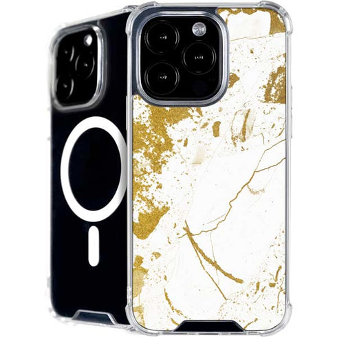 White Scattered Marble iPhone 16 Pro MagSafe Case