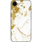 White Scattered Marble iPhone 16e Skin