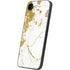 White Scattered Marble iPhone 16e Skin