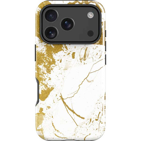 White Scattered Marble iPhone 18 Pro Max Impact Case