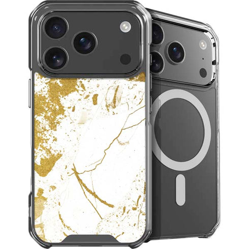White Scattered Marble iPhone 18 Pro Max MagSafe Case