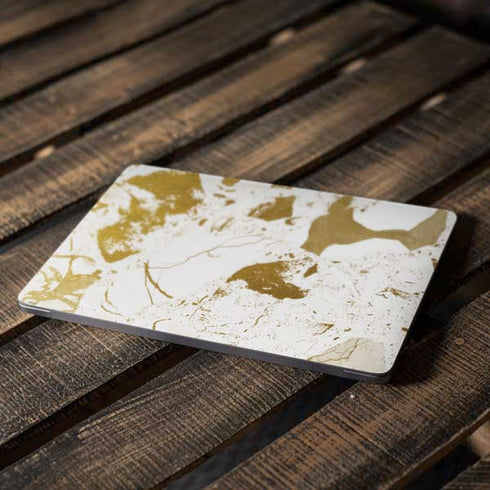 White Scattered Marble Apple MacBook Air Skin