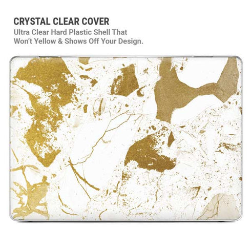 White Scattered Marble MacBook Pro 14in (2021-24) Case plus Skin