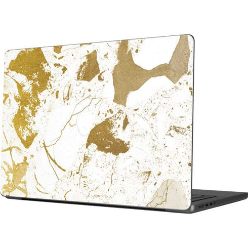 White Scattered Marble Apple MacBook Pro 14-inch Skin