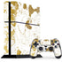White Scattered Marble PlayStation PS4 Skins