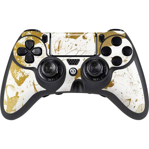 White Scattered Marble PlayStation PS4 Skins