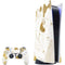 White Scattered Marble PlayStation PS5 Skins