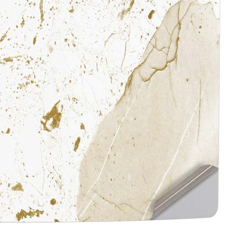 White Scattered Marble PS5 Pro Console Skin