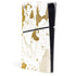 White Scattered Marble PS5 Slim Digital Edition Console Skin