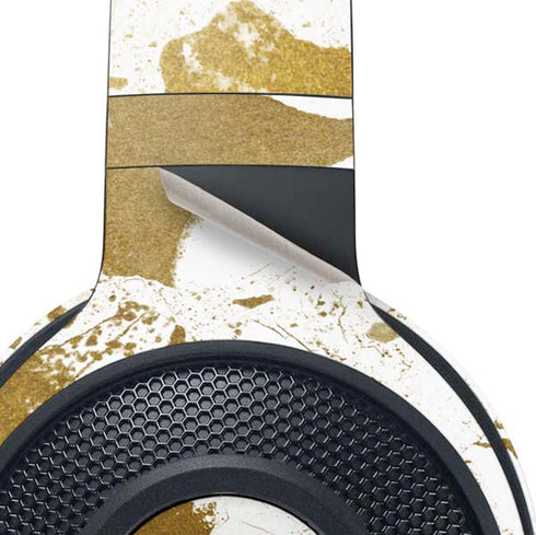 White Scattered Marble Razer Kraken X Skin