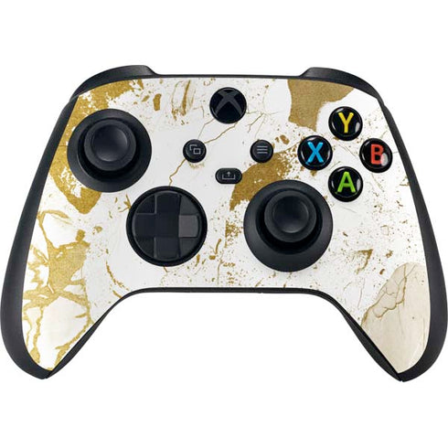 White Scattered Marble Xbox Series X Bundle Skin