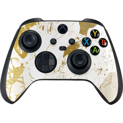 White Scattered Marble XBox Series X Digital Edition Bundle Skin