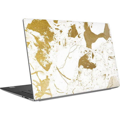 White Scattered Marble Dell XPS Skin