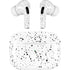 White Speckle AirPods Skins