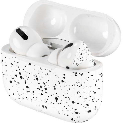 White Speckle AirPods Skins