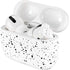 White Speckle AirPods Skins