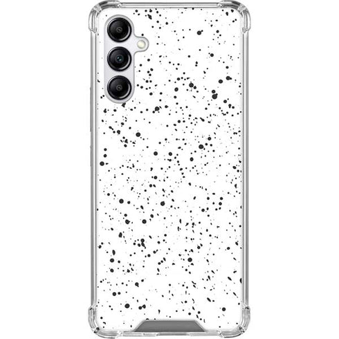 White Speckle Gabb Phone 4 Clear Case