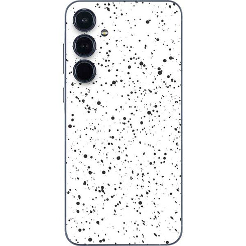 White Speckle Galaxy A35 5G Skin