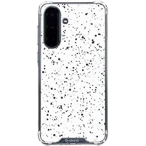 White Speckle Galaxy A36 5G Clear Case